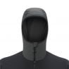 Chaqueta softshell para hombre Millet Fusion XCS Hoodie (NEGRO/GRIS OSCURO)