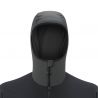 Heren softshell jas Millet Fusion XCS Hoodie (ZWART/DONKERGRIJS)
