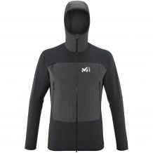 Softshelljacka för herrar Millet Fusion XCS Hoodie (BLACK/DARK GREY)