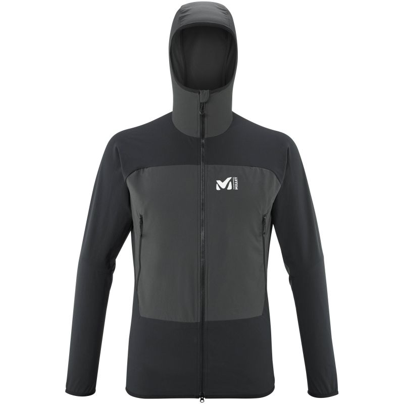 Softshell-jakke Millet Fusion XCS Hoodie (BLACK/DARK GREY) til mænd