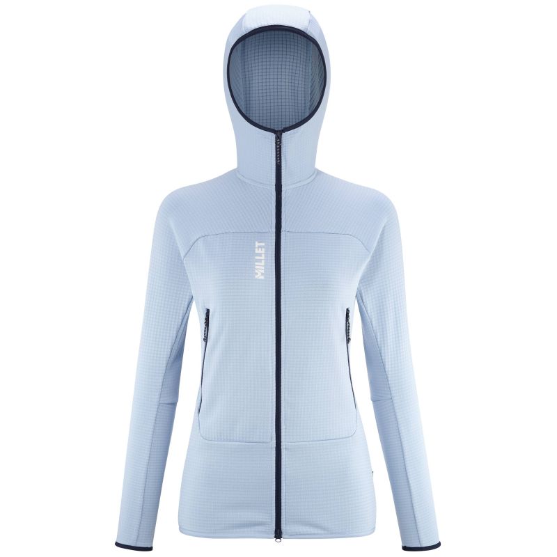 Fleece Millet Fusion Grid H W Millet (ICEBERG) Women's