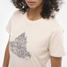 Klatre-T-shirt til kvinder Millet CIMAI COLLABSSW (VANILLA CREAM)