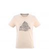 Klatre-T-shirt til kvinder Millet CIMAI COLLABSSW (VANILLA CREAM)