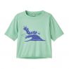 Camiseta Agua Patagonia Camiseta SW Gorro Bebé (Oruga Enfriadora: Verde Aclarado) Bebé