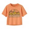 Camiseta de agua Patagonia Camiseta SW con gorro para bebé (Fitz Roy Rays: Heirloom Peach) Bebé