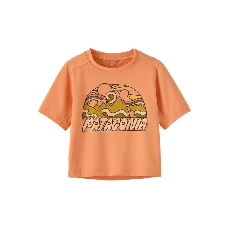 T-shirt d'eau PATAGONIA Baby Cap SW T-Shirt (Fitz Roy Rays: Heirloom Peach) Bébé