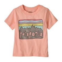 T-paita Patagonia Baby Fitz Roy Skies T-paita (Sunlit Pink)