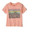 Camiseta Patagonia Camiseta Baby Fitz Roy Skies (Sunlit Pink)