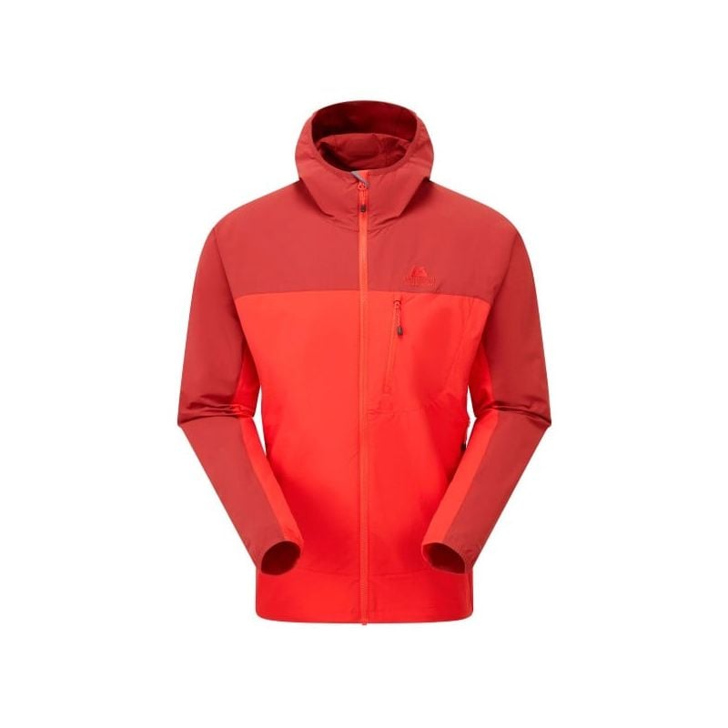 Miesten softshell-takki MOUNTAIN EQUIPMENT Echo Hooded Mens Jacket (Chili Red/Merlot)