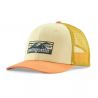 Patagonia K's Trucker Hat (Boardshort Logo Tones: Buttercup Yellow) kind