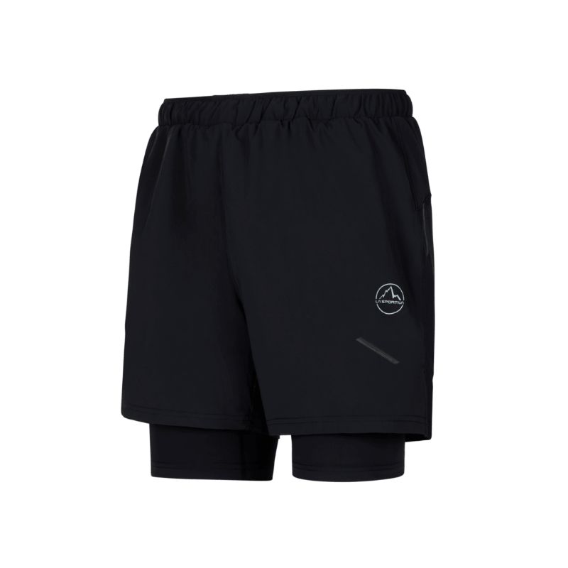 Hombres La Sportiva Trail Bite Short M (Black/Cloud)