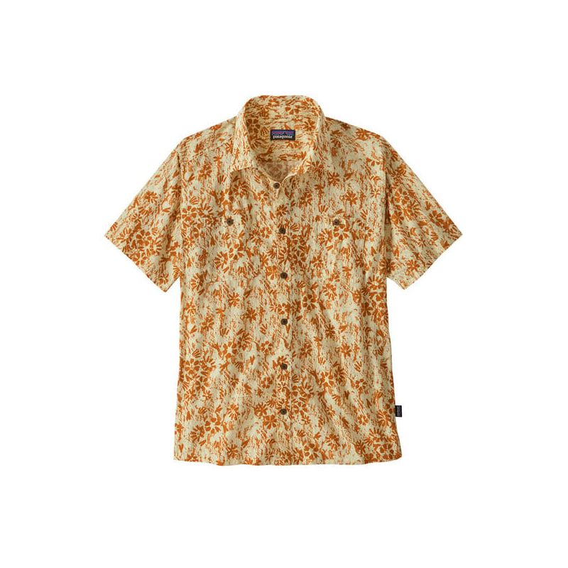 Hemd Patagonia M's Back Step Shirt (Wildflower Pastel: Buttercup Yellow) Mann