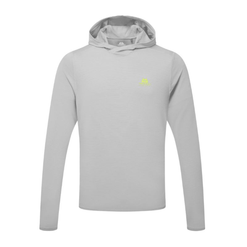 Sweater met capuchon MOUNTAIN EQUIPMENT Glace Hooded Heren Top (Mist) Homme