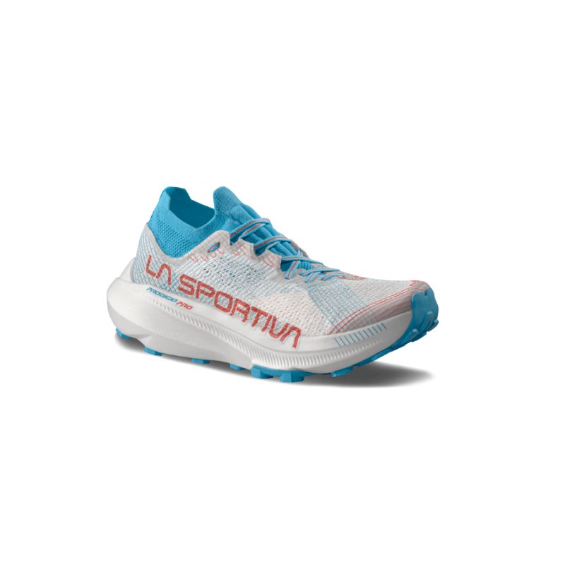 Trail schoenen La Sportiva Prodigio Pro Woman (Wit/Malibu Blauw) Dames