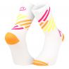 Chaussettes de running BV SPORT LIGHT RUN "HAUTE" MIAMI (ORANGE/JAUNE)