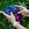 TRAIL ULTRA.2 "MID" SOK BLAUW/ROZE