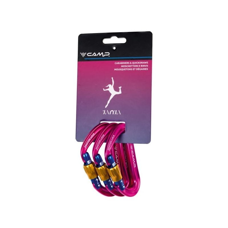 Karabinkrokpakke CAMP PHOTON LOCK JANJA 3 PACK