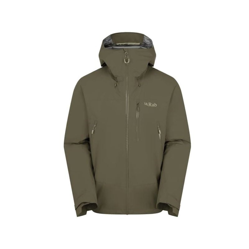 Miesten Rab Downpour Mountain Jacket (armeija)