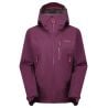 Waterdichte jas Rab Downpour Mountain Jacket Wmns (Mulberry) Dames