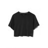 T-paita Rab Rivelin Crop Tee Wmns (Musta) Naisten T-paita