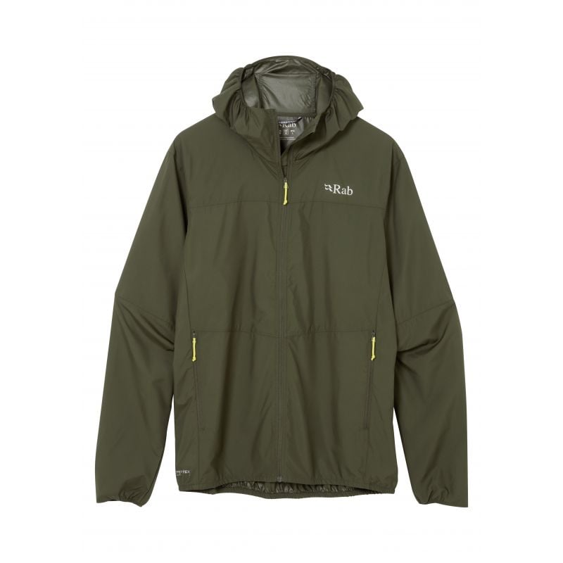 Vindjakke Rab Windgather Hoody (Army) Man