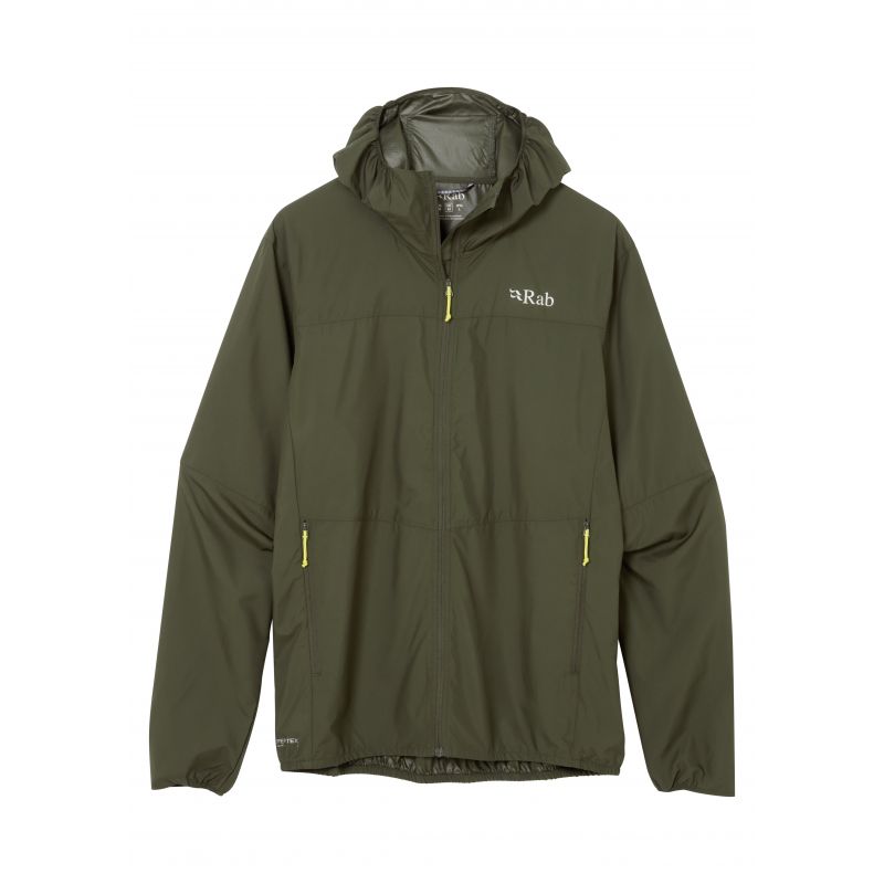 Windjack Rab Windgather Hoody (Army) Man