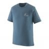 T-shirt PATAGONIA Cool Merino Graphic (Imagine Moon: Utility Blue) homme