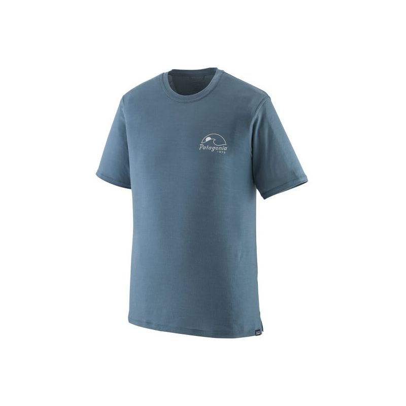 T-shirt PATAGONIA Cool Merino Graphic (Imagine Moon: Utility Blue) homme
