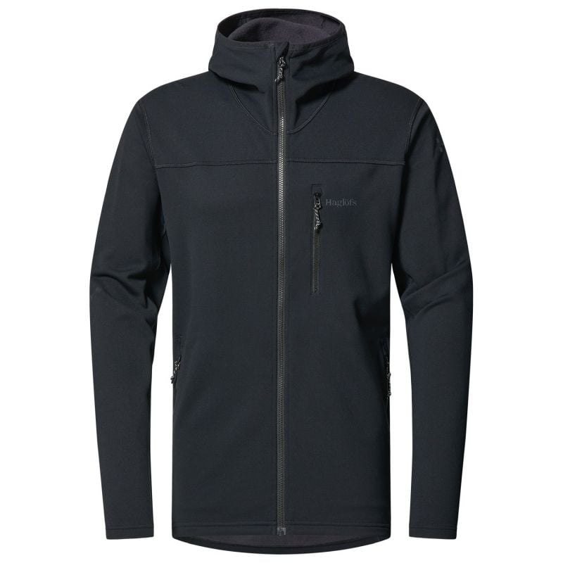 Huvtröja HAGLOFS Rosson Mid Hood Men (True Black) Homme
