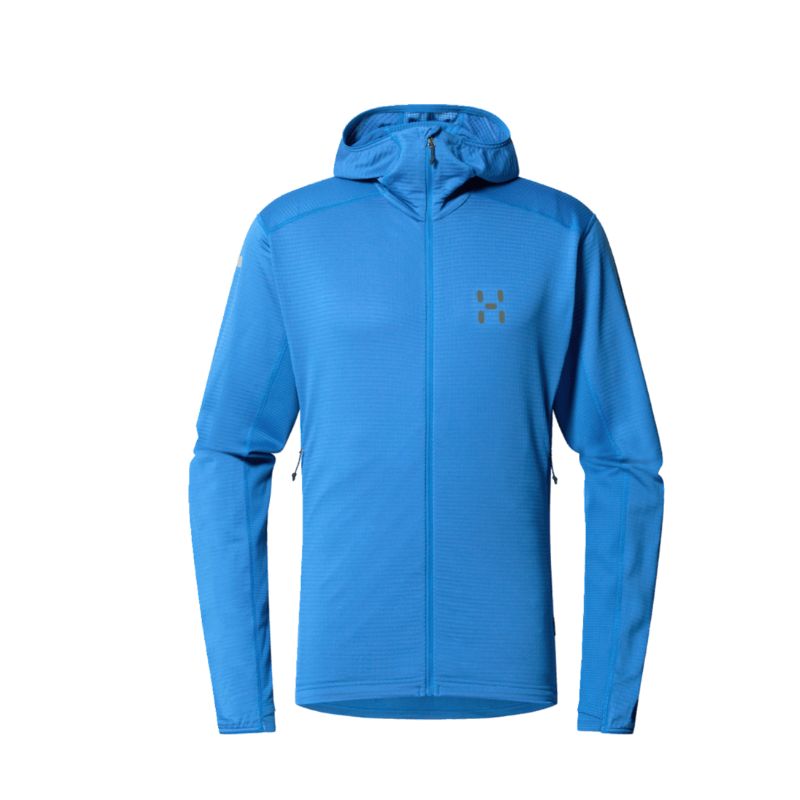 HAGLOFS L.I.M Mid Multi II Hood Men (Electric Blue) hættejakke til mænd