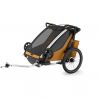 Chariot Sport 2 Dubbel Thule (Natuurlijk goud)