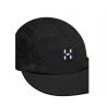 Gorra de cinco paneles de la marca HAGLOFS (negro verdadero)