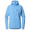 HAGLOFS Rosson Mid Hood Fleece för damer (Sky Blue)