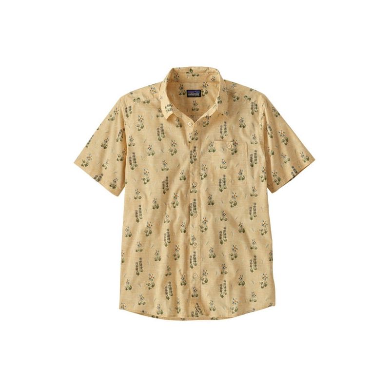 Chemise PATAGONIA M's Go To Shirt (Lupine Trail: Beeswax Tan) Homme