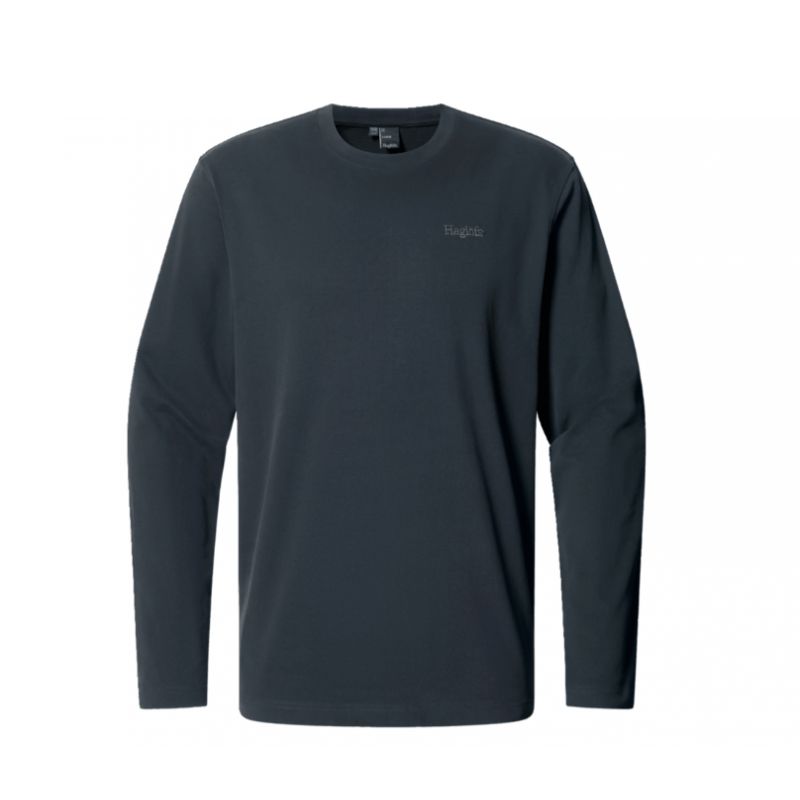 T-shirt met lange mouwen HAGLOFS Haglöfs LS Tee Heren (True Black) Heren