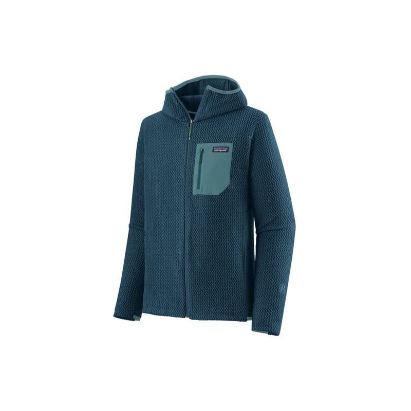 Polar Fleece Patagonia Uomo R1 Air Full-Zip Hoody (Tidal Teal) Uomo