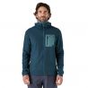 Forro polar Patagonia M's R1 Air Full-Zip Hoody (Tidal Teal) Hombre