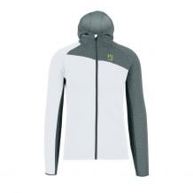 Polar fleece Karpos AVERAU F-Z HOODIE FL (BRIGHT WHITE/DARK SLATE) Man
