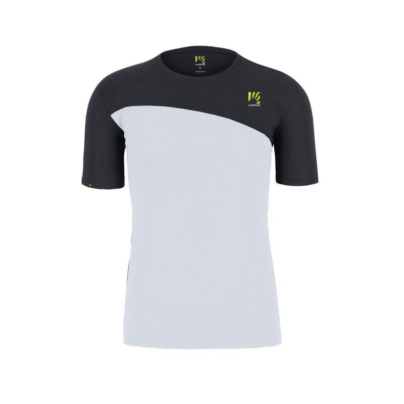 T-skjorte Karpos AVERAU JERSEY (BRIGHT WHITE/VULCAN) Herre