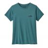 T-shirt Patagonia Cap donna W's Cool Daily Graphic ('73 Skyline: Wetland Blue X-Dye)