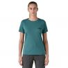 T-shirt Patagonia Dames W's Cap Cool Daily Graphic ('73 Skyline: Wetland Blue X-Dye)