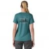 T-shirt Patagonia Dames W's Cap Cool Daily Graphic ('73 Skyline: Wetland Blue X-Dye)
