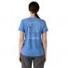 Patagonia W's Cap Cool Daily Graphic Shirt - Waters (Logo Boardshort: Sandy Melon X-Dye)