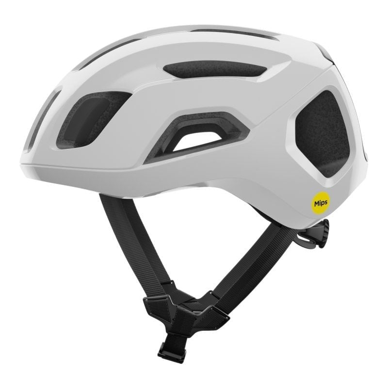 Road bike helmet POC Ventral Air MIPS (Hydrogen White/Uranium Black Matt)