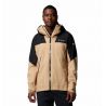 Chaqueta impermeable para hombre Columbia Northwest Explorer 3L Shell (Canoa, Negro)