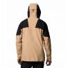 Giacca impermeabile da uomo Columbia Northwest Explorer 3L Shell (Canoa, Nero)