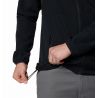 Softshelljakke for menn Columbia Tall Heights II Hooded Softshell (BLACK)