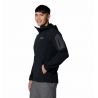 Heren softshell jas Columbia Tall Heights II Hooded Softshell (ZWART)