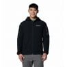 Softshelljakke for menn Columbia Tall Heights II Hooded Softshell (BLACK)