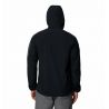 Chaqueta softshell de hombre Columbia Tall Heights II Hooded Softshell (NEGRO)